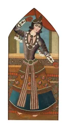 Una ragazza danzante Qajar, c.1840