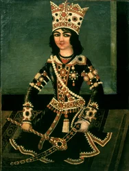 Ritratto di Abbas-Minza (c.1783-1833), Principe di Persia, figlio di Shah Fath Ali (regnò 1797-1834)