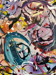 Vortici astratti dai colori vivaci