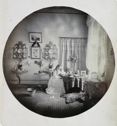 Interno della Muckross House, c.1865