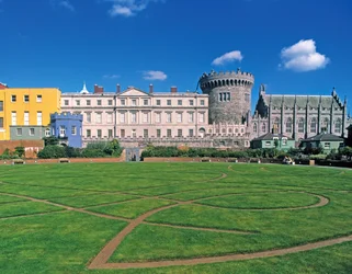 Castello di Dublino, vista dai giardini