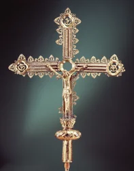 Croce processionale, Ballymacasey, Contea di Kerry, 1479