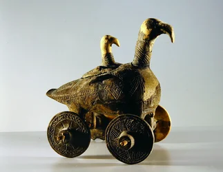 Carro di vasi su ruote