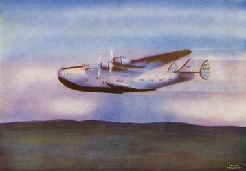 Boeing 314, Yankee Clipper (litografia a colori)