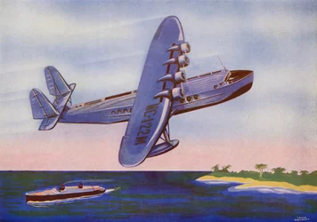 Sikorsky S-42, Bermuda Clipper (litografia a colori)