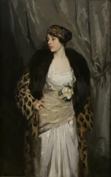 Gladys Wiles in un cappotto di leopardo (Il cappotto di leopardo)