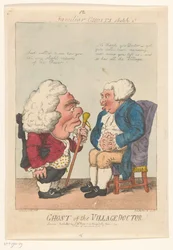 Caricatura del medico del villaggio, 1799