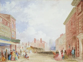 Veduta di Kirkgate, Leeds