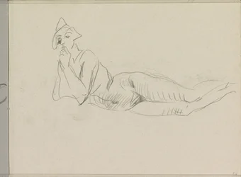 Nudo femminile reclinato