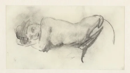 Nudo femminile reclinato
