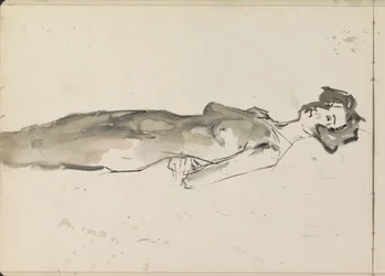 Nudo femminile in piedi