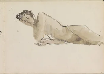 Nudo femminile in piedi
