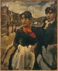 Due ragazze al Lijnbaansgracht