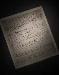 Due pagine di revisioni ai Principia Mathematica