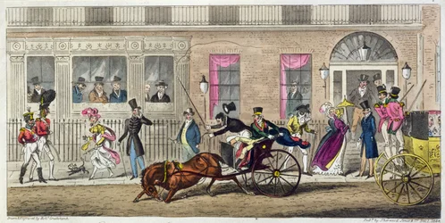 Esterno della Fishmongers Hall, un regolare guasto, 1824