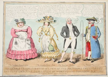 Truppe domestiche, o uno schizzo di alcuni dei principali domestici fidati e confidenziali di famiglie degne e fiduciose, 1827
