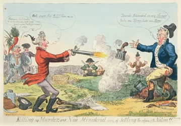 Killing no Murder, o un nuovo modo ministeriale di sistemare gli affari della Nazione!, 1809