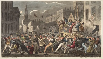 Città e toga, da The English Spy, pub. 1824