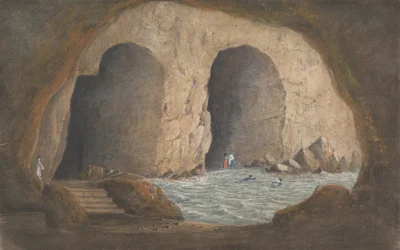 Veduta delle Grotte di Syrini - Sorrento/Baia di Napoli