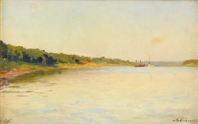 La riva del fiume Volga, 1889