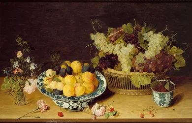 Natura morta di frutta e fiori, ca. 1620-1640