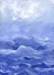 Il mare agitato