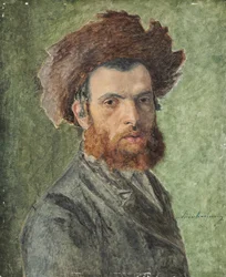 Ritratto di un giovane ebreo chassidico