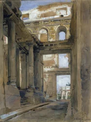 Rovine del Palazzo delle Tuileries, XIX secolo
