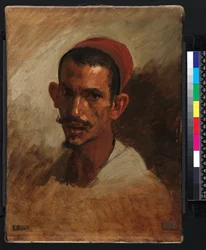 Studio per la testa di un giovane arabo