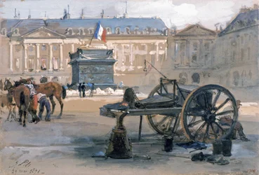 La caduta della Colonna Vendôme, 29 maggio 1871