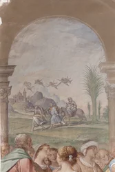 (dettaglio) Presentazione di Gesù al Tempio