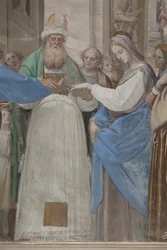 (dettaglio) Il matrimonio della Vergine Maria