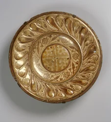 Piatto decorato, moresco