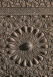Porta della madrasa del sultano al-Zahir Barquq (dettaglio)