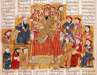 Arte islamica: Un sultano e la sua corte