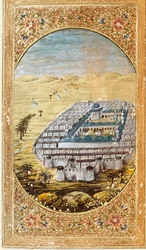 Veduta della Mecca (La Mekke) e delle pianure del Monte Arafat (Arafah), Arabia Saudita