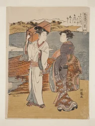 Tempo sereno a Matsuchiyama (stampa xilografica a colori)