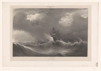 Navi in mare tempestoso (serie: Schilderijen uit de collectie van het Palais Royal)