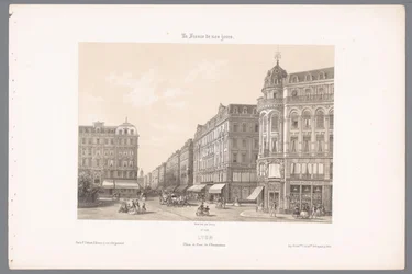 Vista della Place e Rue de l