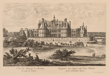 Veduta del Palazzo di Chambord dall