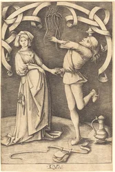 Il giocoliere e la donna, ca. 1495-1503