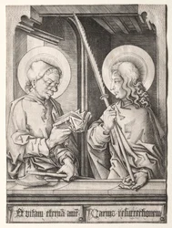 I dodici apostoli alle finestre gotiche: San Mattia e San Giuda Taddeo