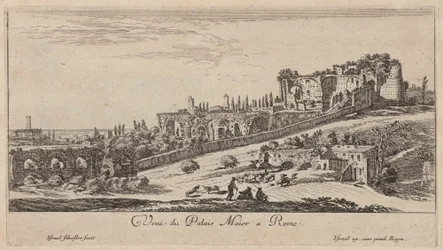 Veduta del Palazzo Maior a Roma