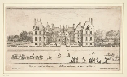 Veduta del Castello Liencourt: Il Cortile