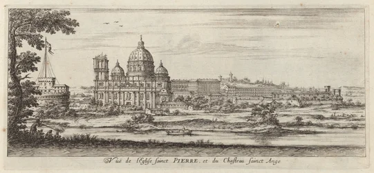 Veduta della Chiesa di San Pietro e del Castello di Sant