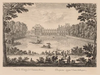 Vista dello Stagno di Fontainebleau