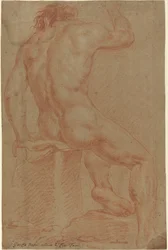 Figura maschile nuda (recto)