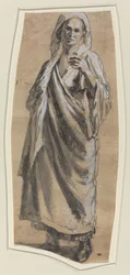 Studio di una donna in piedi