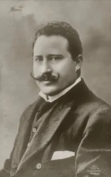 Alessandro Bonci, Italian opera singer (b/w photo)