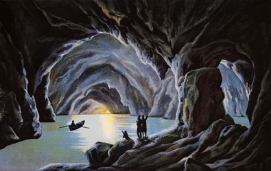 Capri, Grotta azzurra (colour photo)